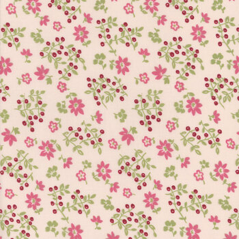 A Very Sweet Christmas 3061-12 Blush by Bunny Hill Designs for Moda Fabrics, Image