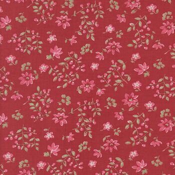 A Very Sweet Christmas 3061-13 Poinsettia by Bunny Hill Designs for Moda Fabrics, Image