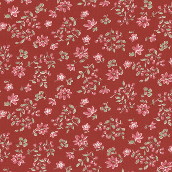 A Very Sweet Christmas 3061-13 Poinsettia by Bunny Hill Designs for Moda Fabrics, Image