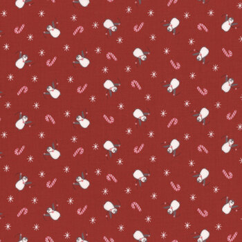 A Very Sweet Christmas 3062-12 Poinsettia by Bunny Hill Designs for Moda Fabrics, Image