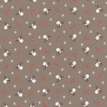 A Very Sweet Christmas 3062-20 Stone by Bunny Hill Designs for Moda Fabrics, Image