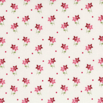 A Very Sweet Christmas 3063-11 Snow by Bunny Hill Designs for Moda Fabrics, Image