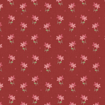 A Very Sweet Christmas 3063-12 Poinsettia by Bunny Hill Designs for Moda Fabrics