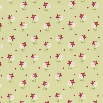 A Very Sweet Christmas 3063-14 Leaf by Bunny Hill Designs for Moda Fabrics, Image