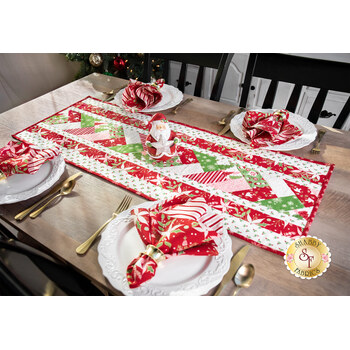  Quilt As You Go Venice Table Runner Kit - Once Upon a Christmas, Image