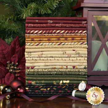 A Vintage Christmas  29 FQ Set by Kansas Troubles Quilters for Moda Fabrics, Image