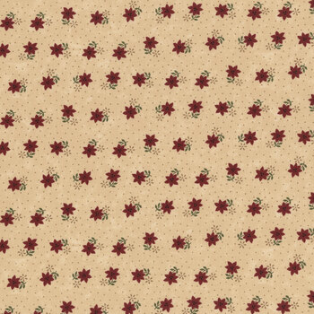 A Vintage Christmas 9782-11 Tan by Kansas Troubles Quilters for Moda Fabrics, Image