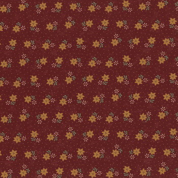 A Vintage Christmas 9782-13 Red by Kansas Troubles Quilters for Moda Fabrics, Image