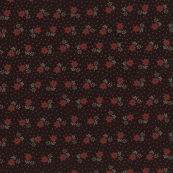 A Vintage Christmas 9782-19 Black by Kansas Troubles Quilters for Moda Fabrics