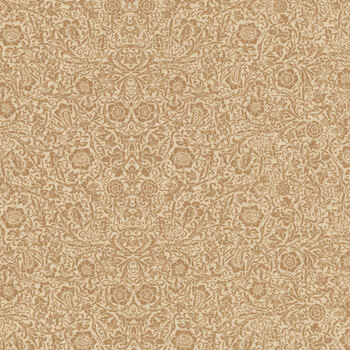 A Vintage Christmas 9786-21 Tonal Tan by Kansas Troubles Quilters for Moda Fabrics, Image