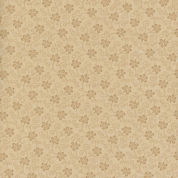 A Vintage Christmas 9788-21 Tonal Tan by Kansas Troubles Quilters for Moda Fabrics, Image