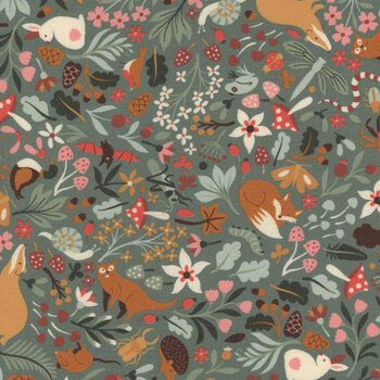 Acorn Hollow 30760-14 Eucalyptus by BasicGrey for Moda Fabrics, Image