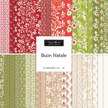 Buon Natale  Layer Cake by Fig Tree & Co. for Moda Fabrics - RESERVE, Image