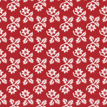 Buon Natale 35402-14 Pomegranate by Fig Tree & Co. for Moda Fabrics, Image