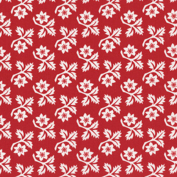 Buon Natale 35402-14 Pomegranate by Fig Tree & Co. for Moda Fabrics, Image