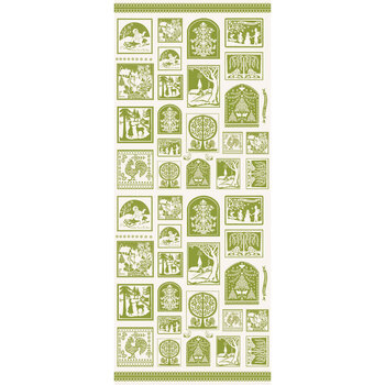 Buon Natale 35408-26 Panel Snowflake - Pine by Fig Tree & Co. for Moda Fabrics, Image