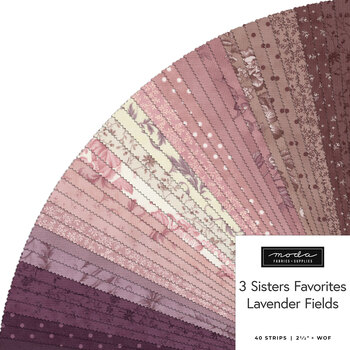 Lavender Fields  Jelly Roll by 3 Sisters for Moda Fabrics - RESERVE, Image