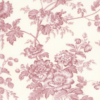 Lavender Fields 44360-21 Cream - Orchid by 3 Sisters for Moda Fabrics, Image