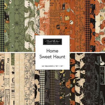 Home Sweet Haunt  Layer Cake by Stacy Iest Hsu for Moda Fabrics - RESERVE, Image