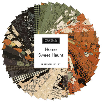 Home Sweet Haunt  Charm Pack by Stacy Iest Hsu for Moda Fabrics - RESERVE, Image