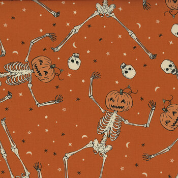 Home Sweet Haunt 20913-13 Rust by Stacy Iest Hsu for Moda Fabrics, Image