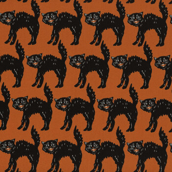 Home Sweet Haunt 20915-13 Rust by Stacy Iest Hsu for Moda Fabrics, Image