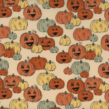 Home Sweet Haunt 20916-11 Bone by Stacy Iest Hsu for Moda Fabrics, Image