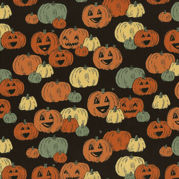 Home Sweet Haunt 20916-17 Midnight by Stacy Iest Hsu for Moda Fabrics, Image