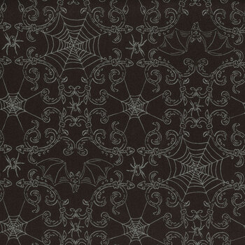 Home Sweet Haunt 20917-16 Charcoal by Stacy Iest Hsu for Moda Fabrics, Image