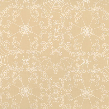 Home Sweet Haunt 20917-21 Bone - White by Stacy Iest Hsu for Moda Fabrics, Image