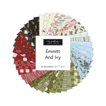 Emmitt and Ivy  Mini Charm Pack by Sweetwater for Moda Fabrics - RESERVE, Image