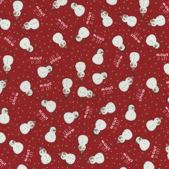 Emmitt and Ivy 55691-12 Red by Sweetwater for Moda Fabrics, Image