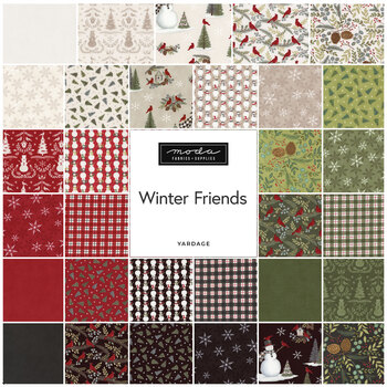 Winter Friends  Yardage by Deb Strain for Moda Fabrics, Image