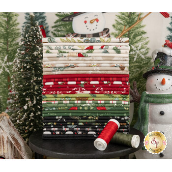 Winter Friends  31 FQ Set + Panel by Deb Strain for Moda Fabrics, Image