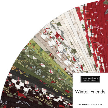 Winter Friends  Jelly Roll by Deb Strain for Moda Fabrics - RESERVE, Image