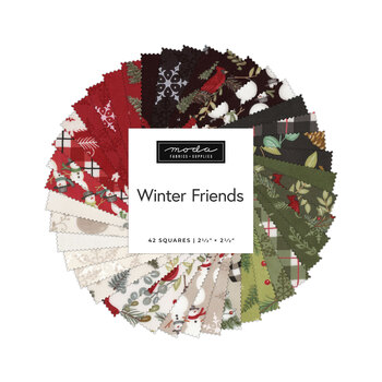 Winter Friends  Mini Charm Pack by Deb Strain for Moda Fabrics - RESERVE, Image