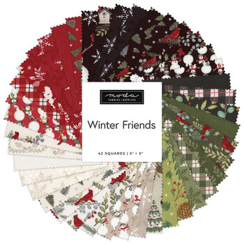 Winter Friends  Charm Pack by Deb Strain for Moda Fabrics - RESERVE, Image