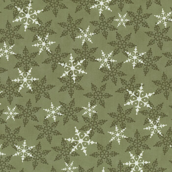 Winter Friends 56134-15 Pine by Deb Strain for Moda Fabrics, Image