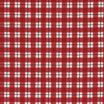 Winter Friends 56137-17 Berry Red by Deb Strain for Moda Fabrics, Image