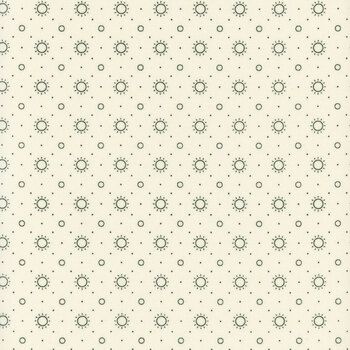 Buttercream & Brickle Bits 1941-40 Cream by Kim Diehl for Henry Glass Fabrics, Image