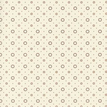 Buttercream & Brickle Bits 1946-40 Cream by Kim Diehl for Henry Glass Fabrics, Image