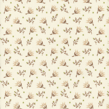 Buttercream & Brickle Bits 1955-40 Cream by Kim Diehl for Henry Glass Fabrics, Image