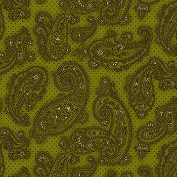 Baubles & Balsam 993-66 Evergreen by Kim Diehl for Henry Glass Fabrics, Image