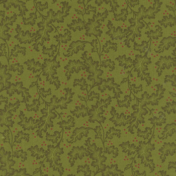 Baubles & Balsam 994-66 Evergreen by Kim Diehl for Henry Glass Fabrics, Image