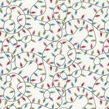 Christmas Miniatures III 5905-E Tangled Lights by Pink Light Studio for P&B Textiles, Image