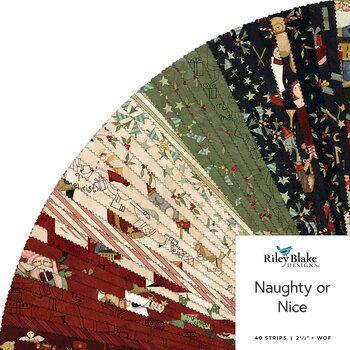 Naughty or Nice  Rolie Polie by Teresa Kogut for Riley Blake Designs, Image