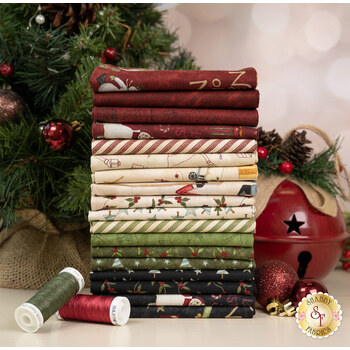 Naughty or Nice  18 FQ Set by Teresa Kogut for Riley Blake Designs, Image