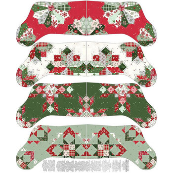 Mistletoe & Holly  Yardage by Beverly McCullough for Riley Blake Designs, Image