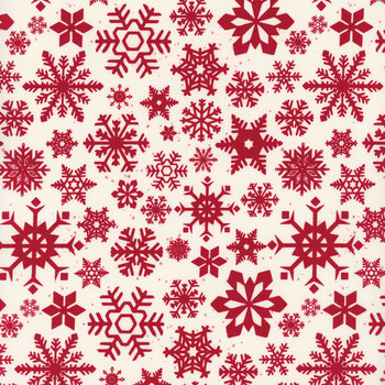Mistletoe & Holly C16402-CLOUD by Beverly McCullough for Riley Blake Designs, Image