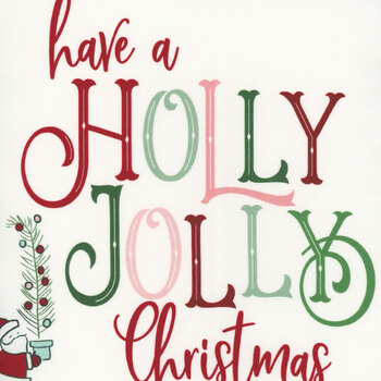 Mistletoe & Holly HD16412-PANEL by Beverly McCullough for Riley Blake Designs, Image